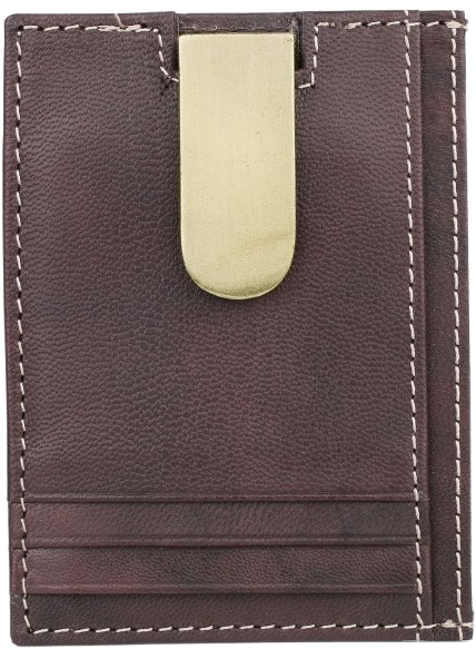 Hunt Front Pocket Wallet Brown